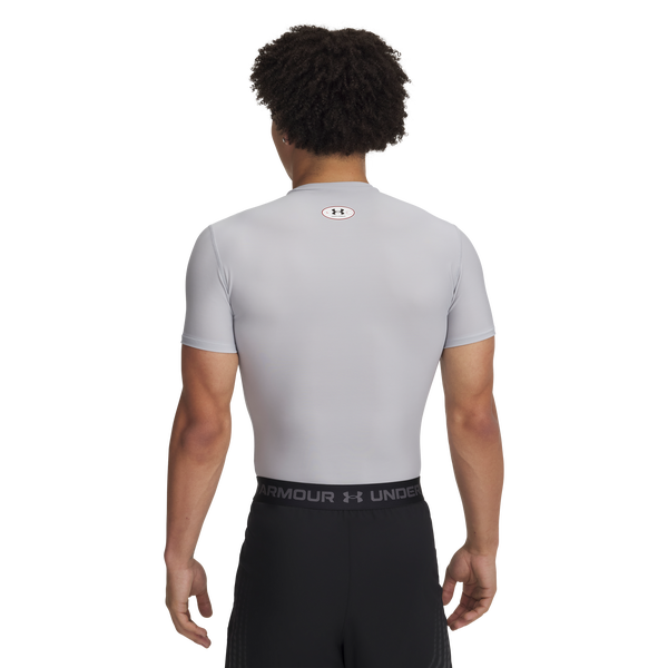 Under Armour Heatgear OG Compression Short Sleeve - Men's - Mod Gray/Black - Image 2