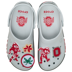 Crocs Collegiate Clogs - Men's - Grey/Red