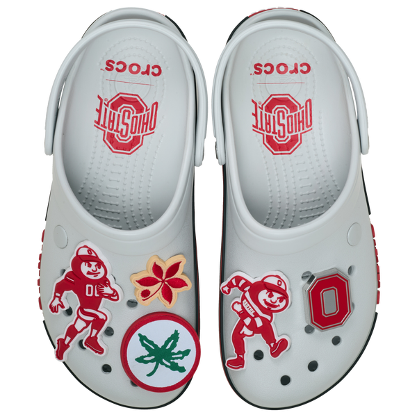 Crocs Collegiate Clogs - Men's - Grey/Red