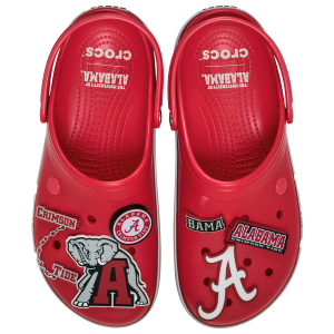 Crocs Collegiate Clogs - Men's - Grey/Red