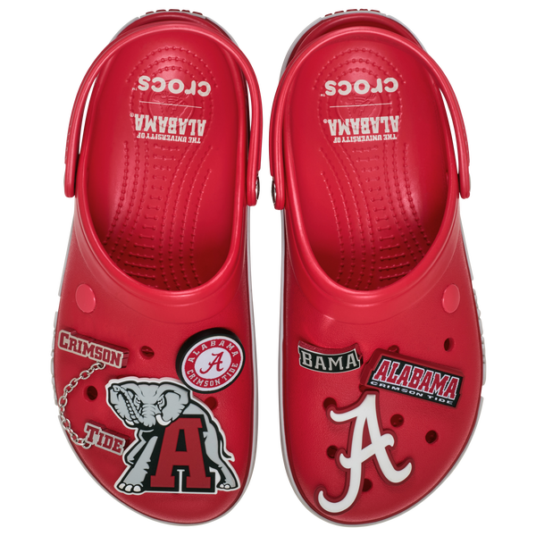 Crocs Collegiate Clogs - Men's - Grey/Red