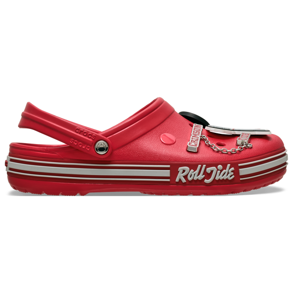 Crocs Collegiate Clogs - Men's - Grey/Red - Image 2