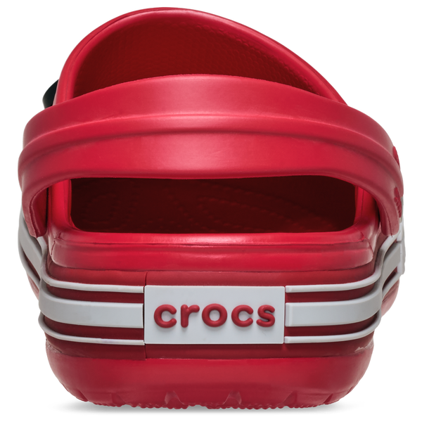Crocs Collegiate Clogs - Men's - Grey/Red - Image 4