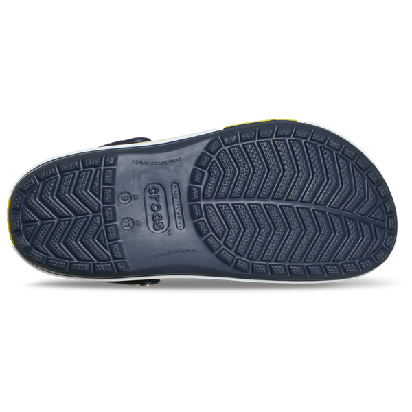 Crocs Collegiate Clogs - Men's - Yellow/Navy - Image 5
