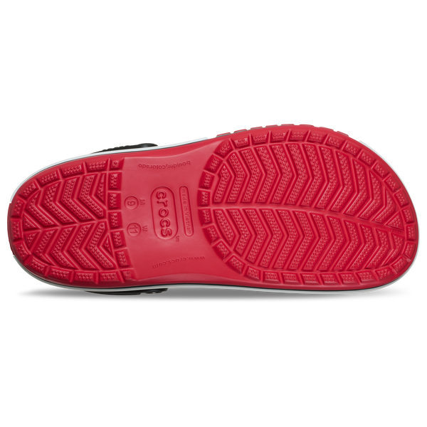 Crocs Collegiate Clogs - Men's - Black/Red - Image 5