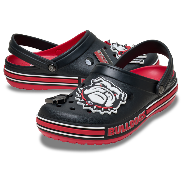 Crocs Collegiate Clogs - Men's - Black/Red - Image 7