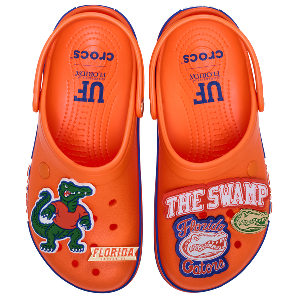 Crocs Collegiate Clogs - Men's - Orange/Green