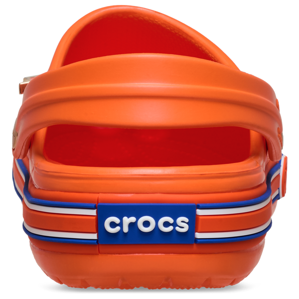 Crocs Collegiate Clogs - Men's - Orange/Green - Image 4
