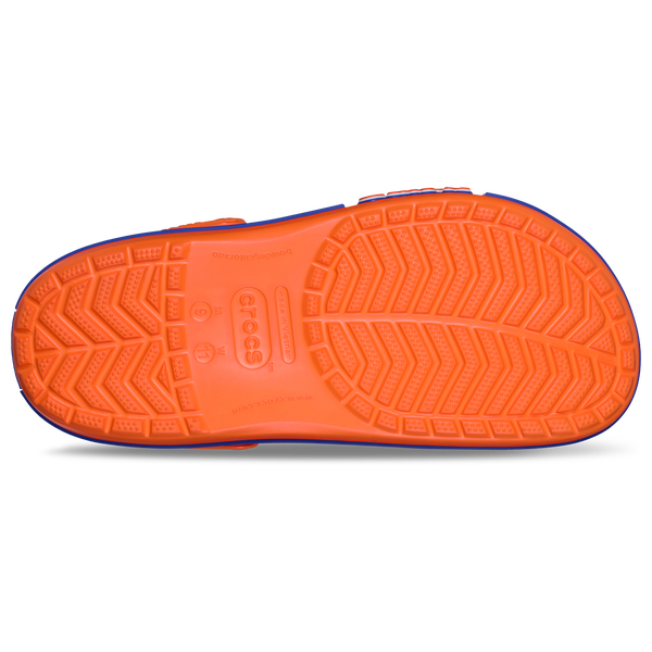 Crocs Collegiate Clogs - Men's - Orange/Green - Image 5