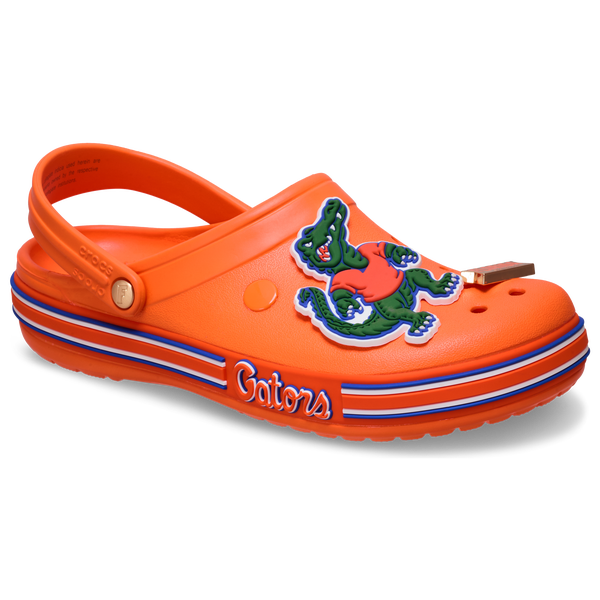 Crocs Collegiate Clogs - Men's - Orange/Green - Image 6