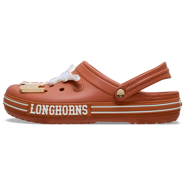 Crocs Collegiate Clogs - Men's - Orange/White - Image 3