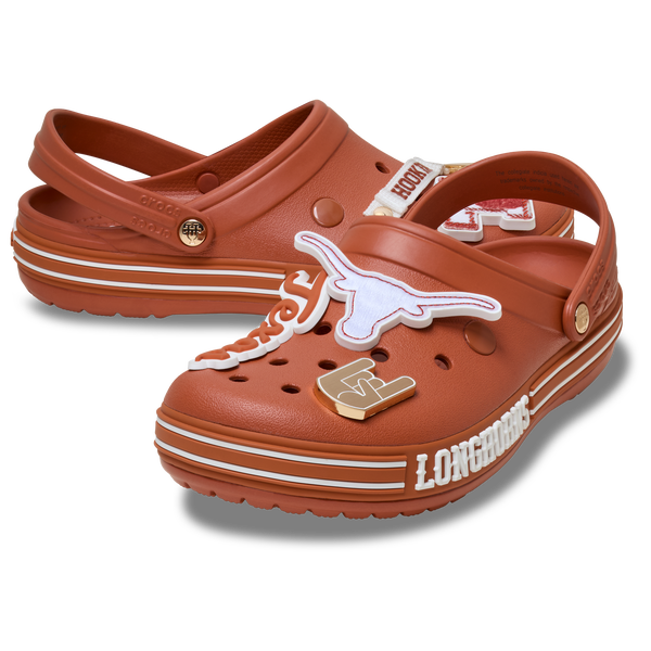 Crocs Collegiate Clogs - Men's - Orange/White - Image 7