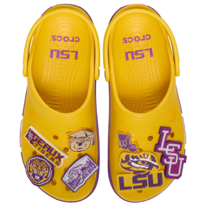 Crocs Collegiate Clogs - Men's - Yellow/Purple
