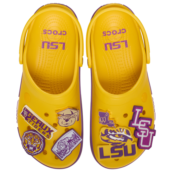 Crocs Collegiate Clogs - Men's - Yellow/Purple