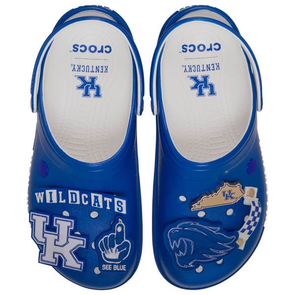 Crocs Collegiate Clogs - Men's - White/Blue