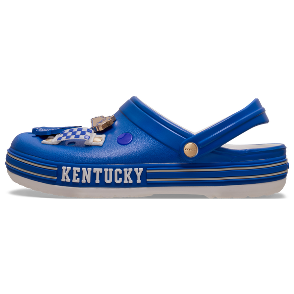 Crocs Collegiate Clogs - Men's - White/Blue - Image 3