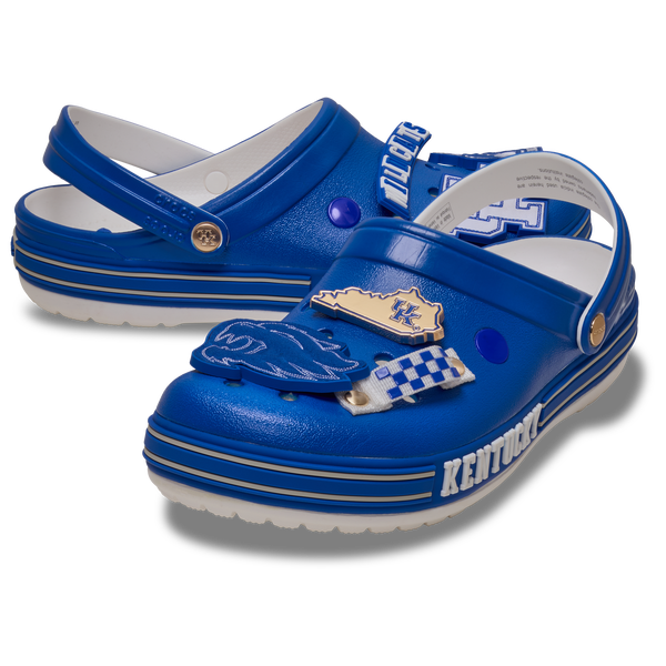 Crocs Collegiate Clogs - Men's - White/Blue - Image 7