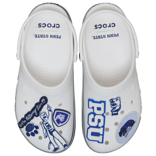 Crocs Collegiate Clogs - Men's - White/Navy