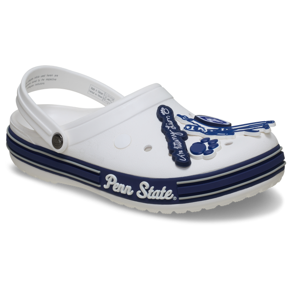 Crocs Collegiate Clogs - Men's - White/Navy - Image 6