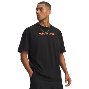 Under Armour HWT Echo Jet T-Shirt - Men's - Black/Black