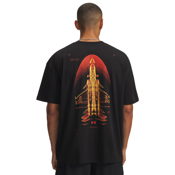 Under Armour HWT Echo Jet T-Shirt - Men's - Black/Black - Image 2