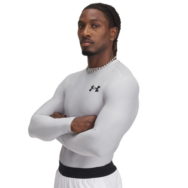 Under Armour Heatgear OG Compression Long Sleeve - Men's - Mod Gray/Black