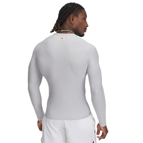 Under Armour Heatgear OG Compression Long Sleeve - Men's - Mod Gray/Black - Image 2