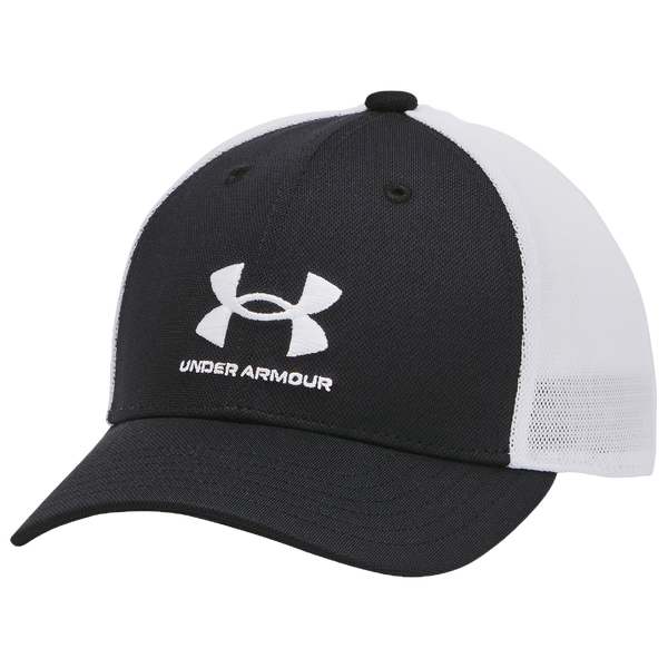 Under Armour Blitzing Trucker Hat - Boys' Grade School - Black/White/White