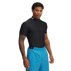 Under Armour Heatgear Og Compression Mock - Men's - Black/White