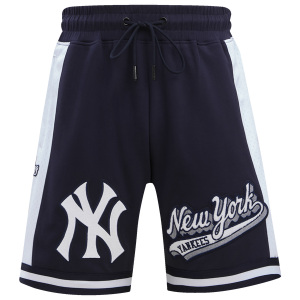 Pro Standard Yankees Script Tail DK 2.0 Shorts - Men's - Midnight Navy