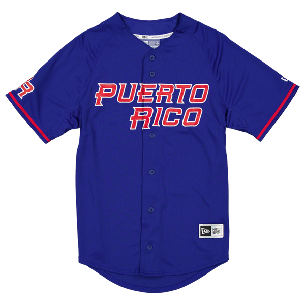 New Era Puerto Rico FG Jersey - Men's - Light Royal Blue/Multi - Image 7