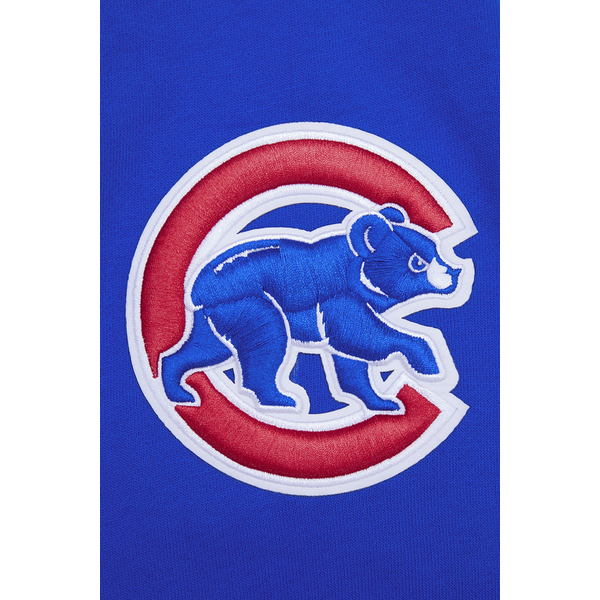 Pro Standard CUBS SCRIPT TAIL RIB FLC PO HOODIE - Men's - Royal Blue/Red - Image 7