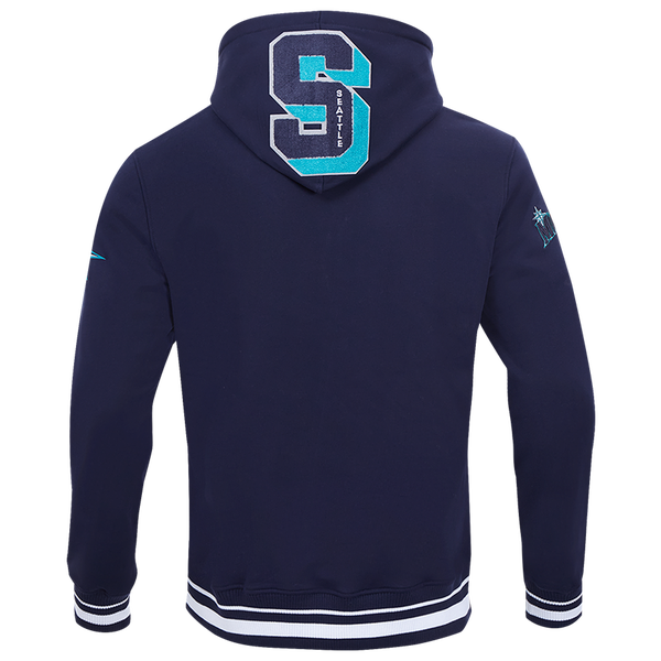 Pro Standard MARINERS MASH UP RIB FLC PO HOODIE - Men's - Midnight Navy - Image 2