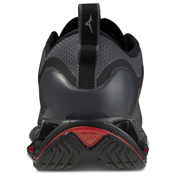 Mizuno Wave Prophecy 13 - Men's - Iron Gate/Chinese Red - Image 3