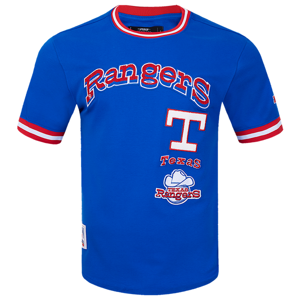 Pro Standard RANGERS RETRO CLASSIC DK TEE - Men's - Royal Blue/Red