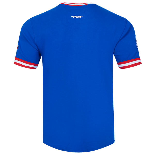 Pro Standard RANGERS RETRO CLASSIC DK TEE - Men's - Royal Blue/Red - Image 2