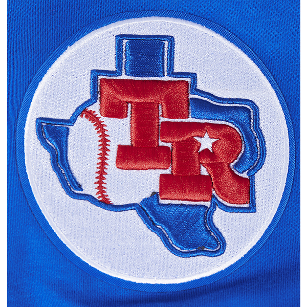 Pro Standard RANGERS RETRO CLASSIC DK TEE - Men's - Royal Blue/Red - Image 6