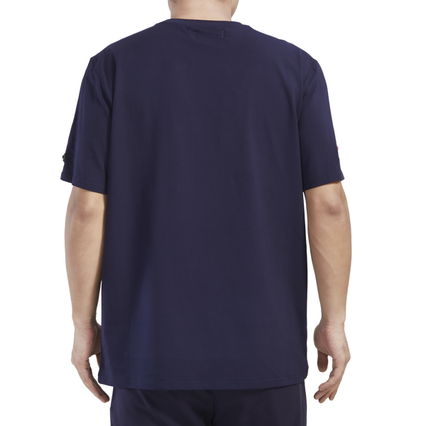 Pro Standard BRAVES OLD ENGLISH SJ TEE - Men's - Midnight Navy - Image 2