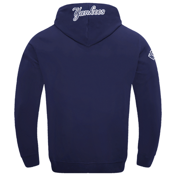 Pro Standard YANKEES OLD ENGLISH FLC PO HOODIE - Men's - Midnight Navy - Image 2