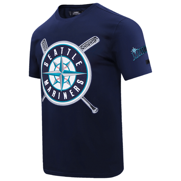 Pro Standard MARINERS MASH UP M SJ TEE - Men's - Midnight Navy - Image 3