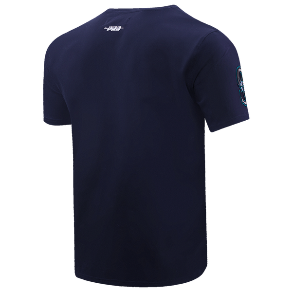 Pro Standard MARINERS MASH UP M SJ TEE - Men's - Midnight Navy - Image 4