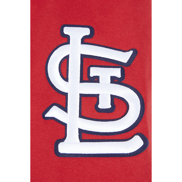 Pro Standard CARDINALS MASH UP M RIB FLC PO HOODIE - Men's - Red/Red/Midnight Navy - Image 7