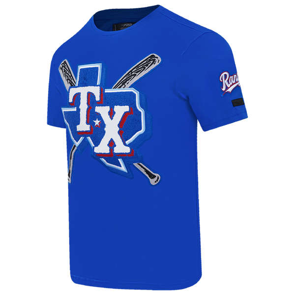Pro Standard RANGERS MASH UP M SJ TEE - Men's - Royal Blue - Image 3