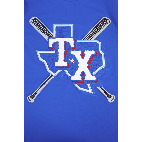 Pro Standard RANGERS MASH UP M SJ TEE - Men's - Royal Blue - Image 5