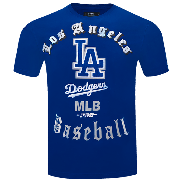 Pro Standard DODGERS OLD ENGLISH SJ TEE - Men's - Dodger Blue
