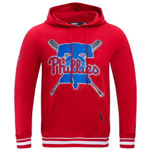 Pro Standard PHILLIES MASH UP M RIB FLC PO HOODIE - Men's - Red