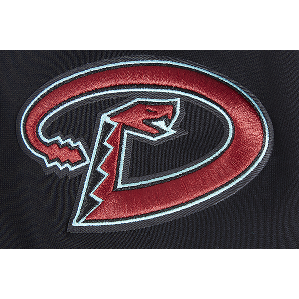 Pro Standard DIAMONDBACKS MASH UP M RIB FLC PO HOODIE - Men's - Black - Image 7