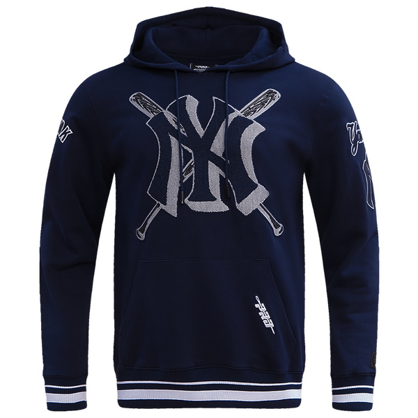 Pro Standard YANKEES MASH UP RIB FLC PO HOODIE - Men's - Midnight Navy