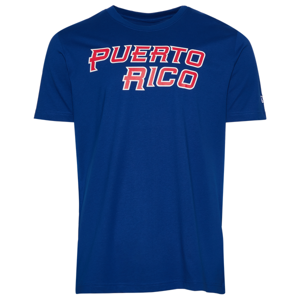 New Era Puerto Rico T-Shirt - Men's - Blue/Red