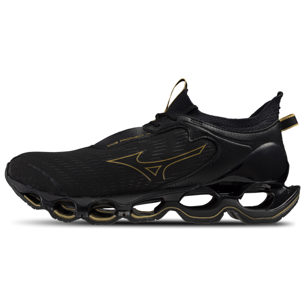 Mizuno Wave Prophecy 14 - Men's - Black/Gold - Image 2